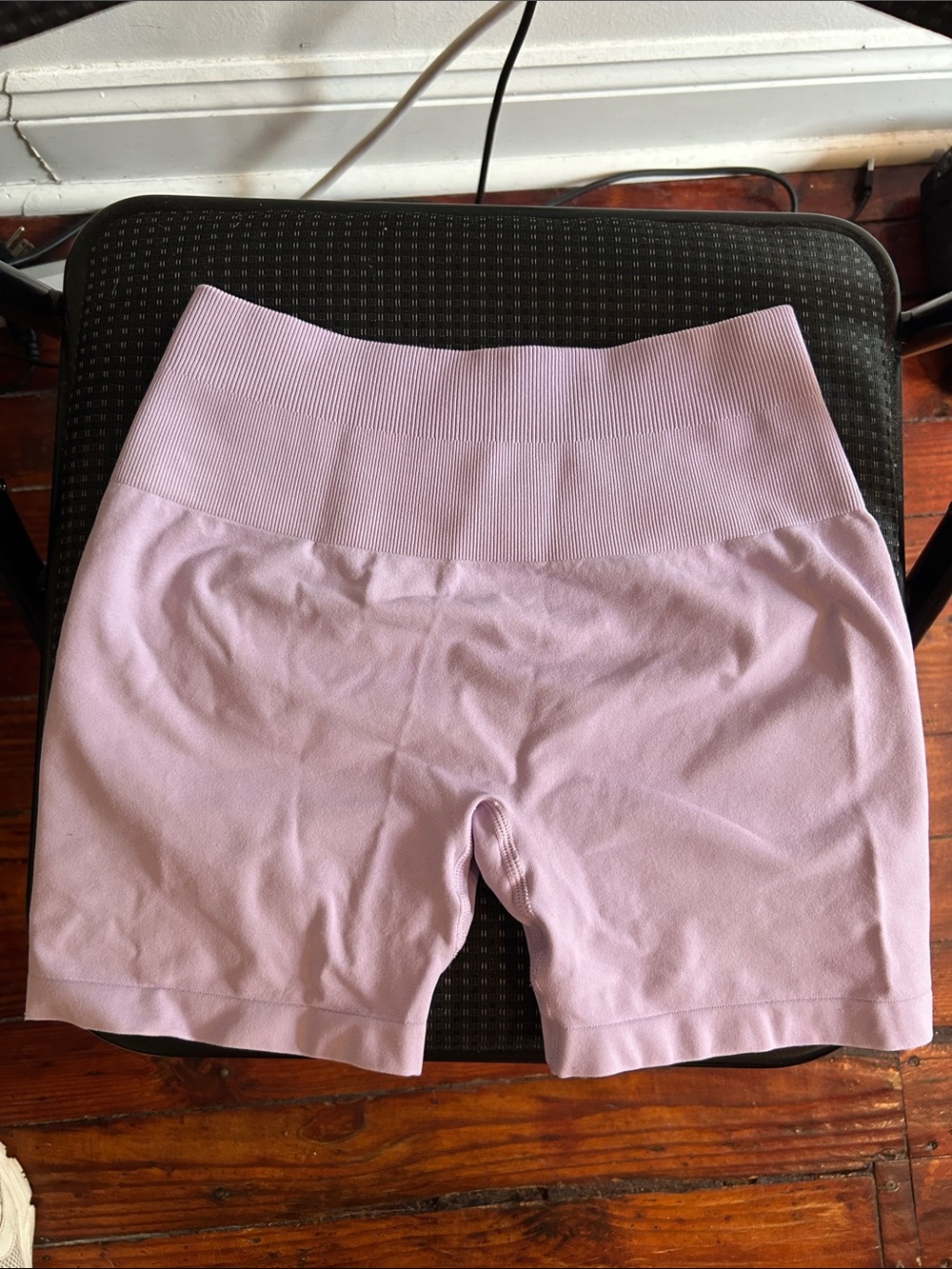 Aurola Seamless High-Waist Women's Shorts - Lavender